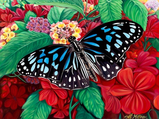 The Blue Butterfly by Helen Mitra