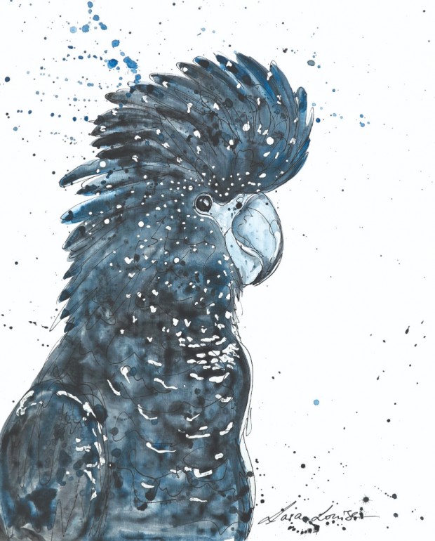 Watercolour Cockatoo by Lara Louise Karpeljuk